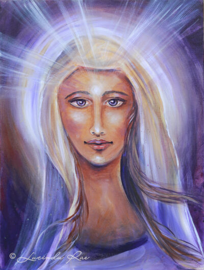 Divine Truth, Original Painting by Lucinda Rae, 18" x 24"