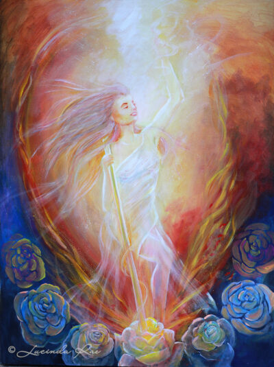Woman of Purpose, Original Painting by Lucinda Rae, 30" x 40"