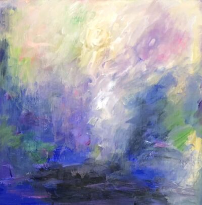 "Above the Mountains" - 12 x 12 Original Painting