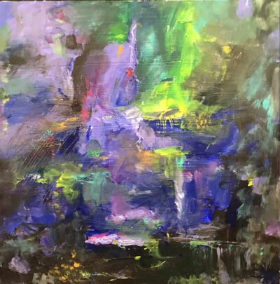 "Brussels at Night" - 12 x 12 Original Painting