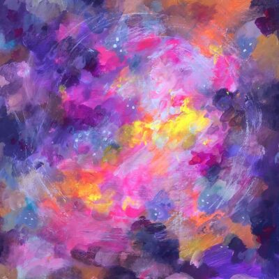"Imagine All the People" - 12x12 Original Painting