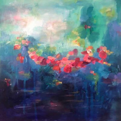 "Mornings at the Pond" - 12x12 Original Painting