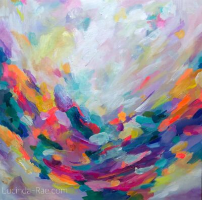 “Heavenly Quilt” – 12×12 Original Painting