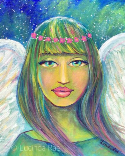 Ava the Dream Angel Art Print