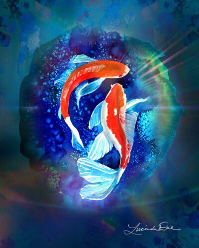 Koi Art Print